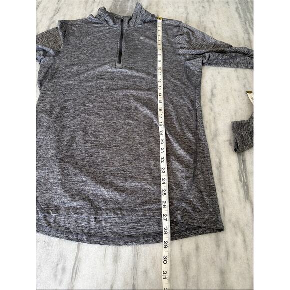 Nike DRI-FIT 1/4 Zip Running Pullover Long Sleeve Shirt Men S Gray Athletic - Picture 7 of 8